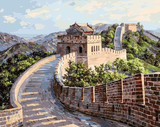 Great Wall of China paint by numbers