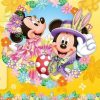 Mickey and Minnie Mouse paint by numbers