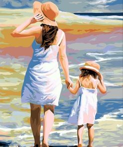 Mother and Daughter paint by numbers