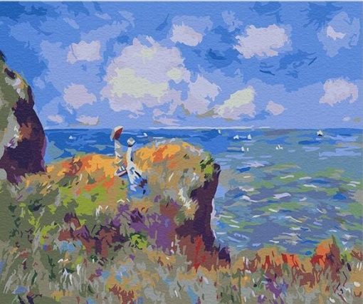 On The Bluff At Pourville Claude Monet paint by numbers