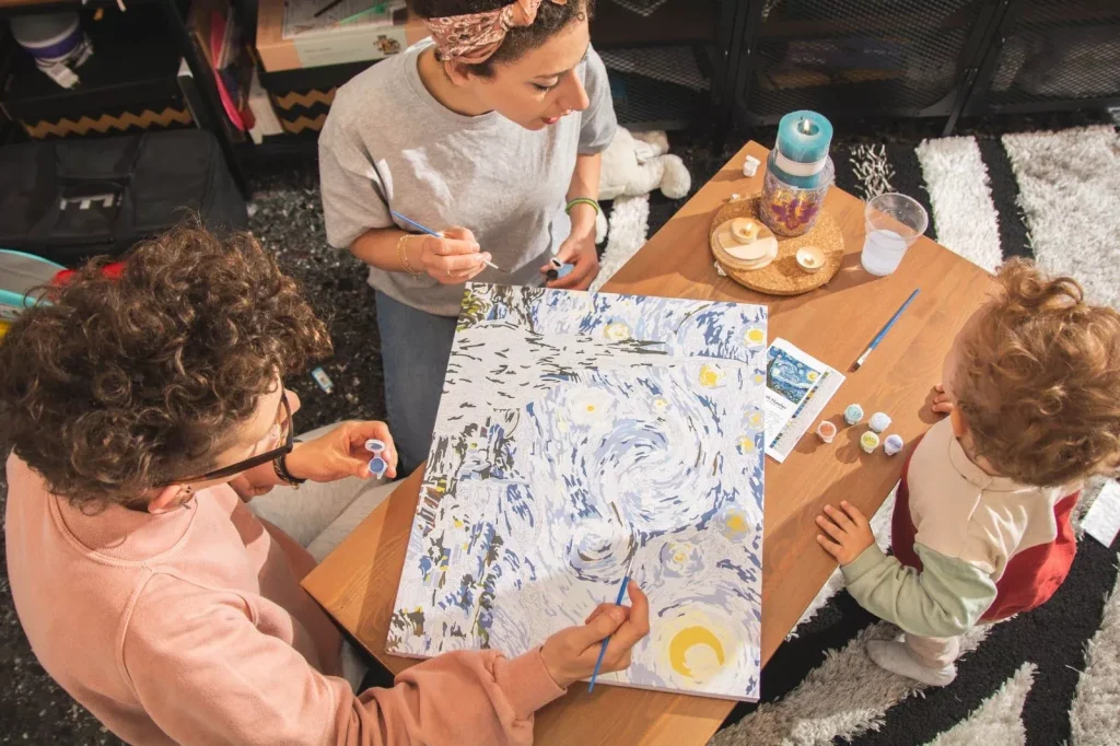 paint by numbers Family Benefits