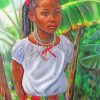 African Girl paint by numbers