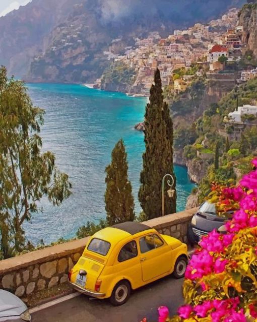 Amalfi View paint by numbers