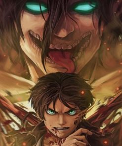 Attack On Titan paint by numbers