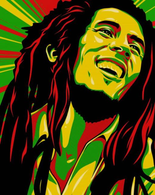 Bob Marley Art paint by numbers