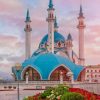 Kul Sharif Mosque Kazan Russia paint by numbers