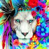 Lion Art paint by numbers