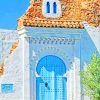 Moroccan Traditional Door paint by numbers