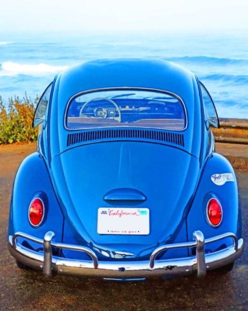 Volkswagen Beetle paint by numbers