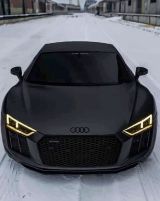 Black Audi R8 Paint by numbers