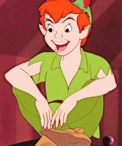 Disney Peter Pan Sitting paint by numbers