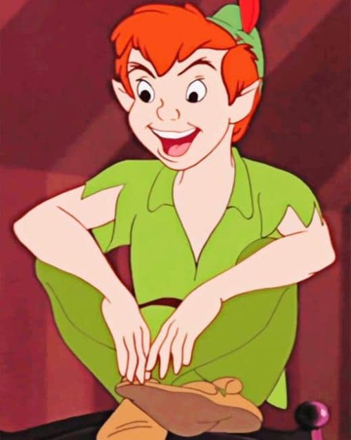 Disney Peter Pan Sitting paint by numbers