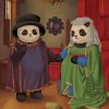 Panda Couple Paint by numbers