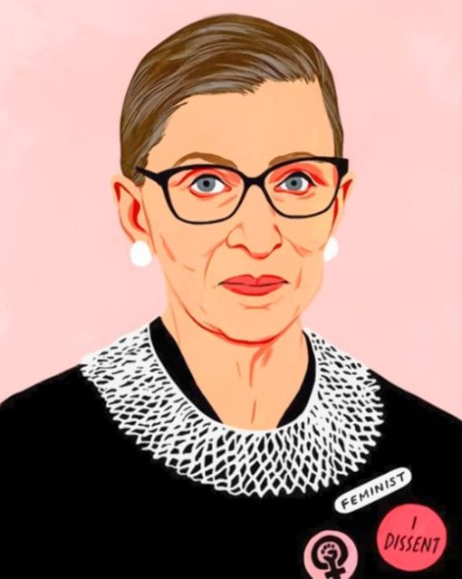 Ruth Bader Ginsburg Paint by numbers