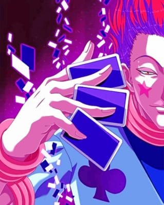 Aesthetic Hisoka paint by numbers