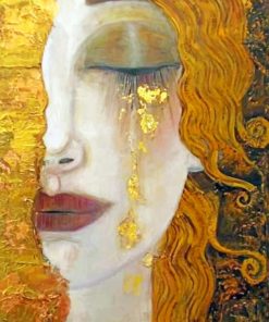 Crying Gold paint by numbers