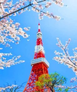 Tokyo Tower Paint by numbers