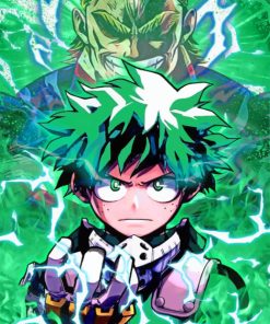 Mad Deku My Hero Academia paint by numbers