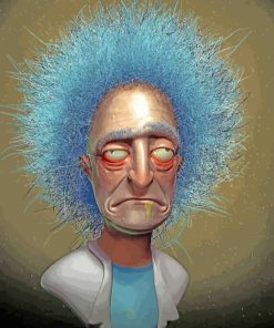 Rick Sanchez paint by numbers