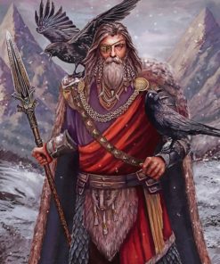 viking odin paint by numbers