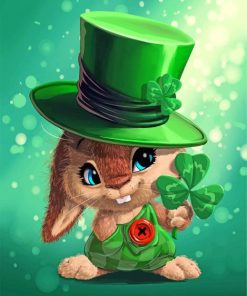 Leprechaun Rabbit Paint by numbers