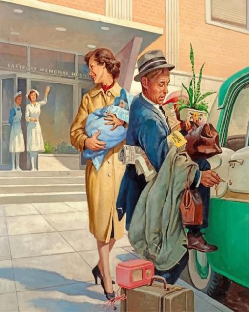 classy-woman-leaving-the-hospital-paint-by-numbers