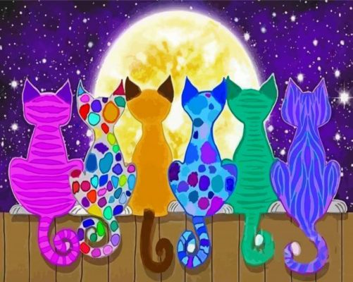 colorful-night-cats-paint-by-number