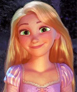 cute-rapunzel-paint-by-numbers