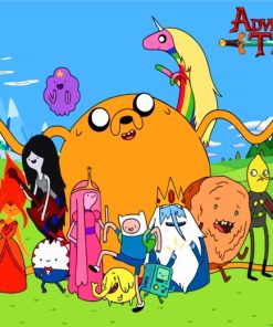 Adventure Time Characters paint by numbers