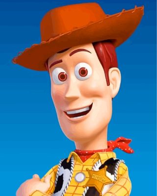 Sheriff Woody Paint by numbers