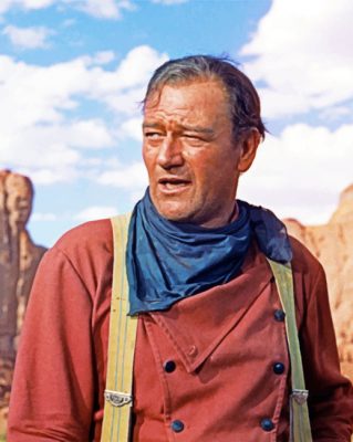 colored-john-wayne-paint-by-number