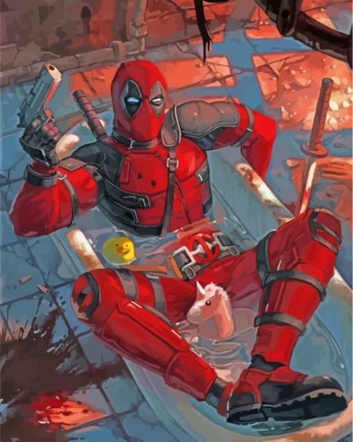 deadpool-bathtub-paint-by-numbers