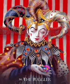 Divine Circus Oracle Deck Paint by numbers