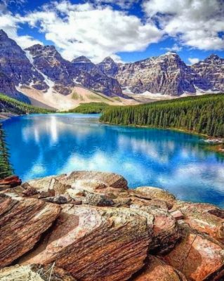 Banff-National-Park-canada-paint-by-numbers-1