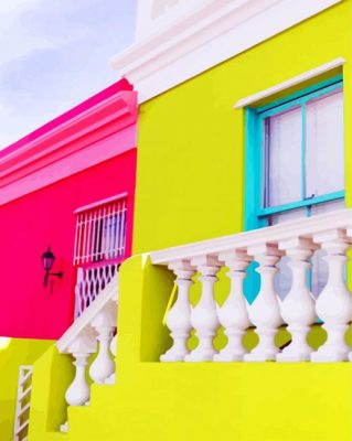 Bo Kaap Colored Walls Paint By Number