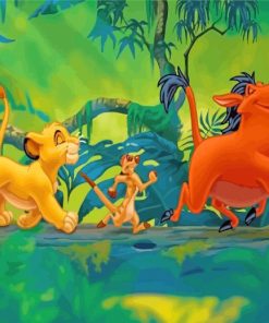 Disney Lion King Paint by numbers