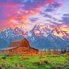 Grand Teton National Park Jackson Hole Paint By Number