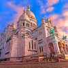 Sacre Coeur During Evening Paint By Numbers