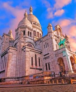 Sacre Coeur During Evening Paint By Numbers