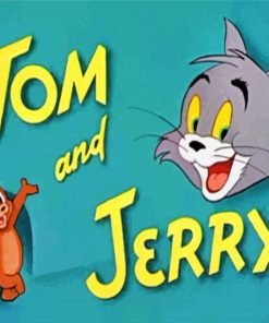 Tom And Jerry Characters Paint by number