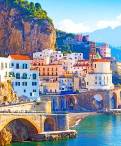 Amalfi Coast Italy Paint By Number