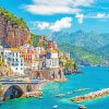 Amalfi Coast Landscape Paint By Number