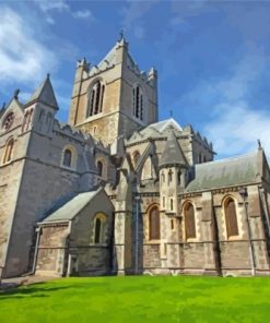 Christ Church Cathedral Dublin Paint By Number