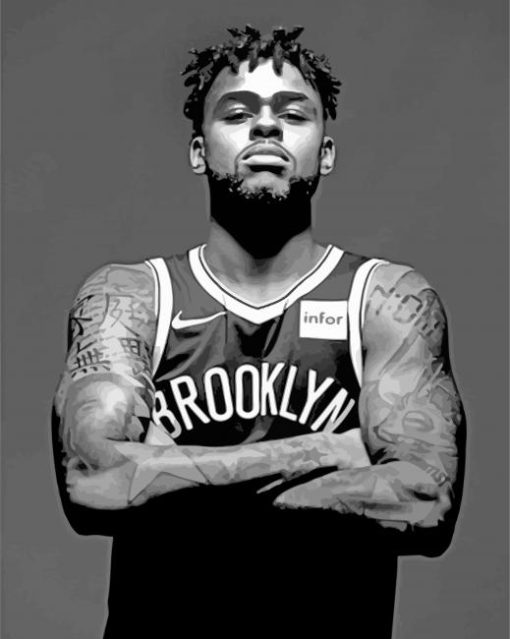 D Angelo Brooklyn Nets Paint By Numbers