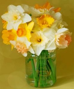 Daffodils Flowers Paint By Number