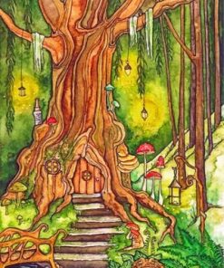 Enchanted Forest Paint By Number