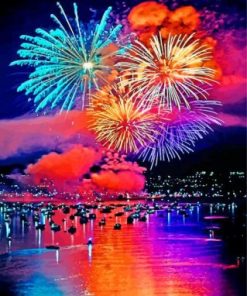 Fireworks Paint By Numbers