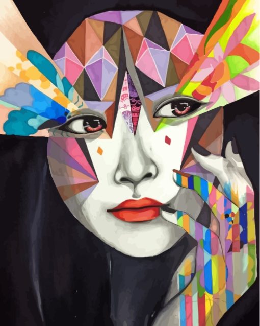 geometric-face-paint-by-numbers