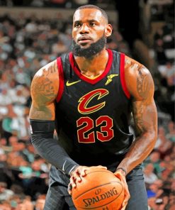 Lebron James Cleveland Cavaliers Paint By Number