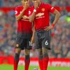 Marcus Rashford And Paul Pogba Paint By Numbers